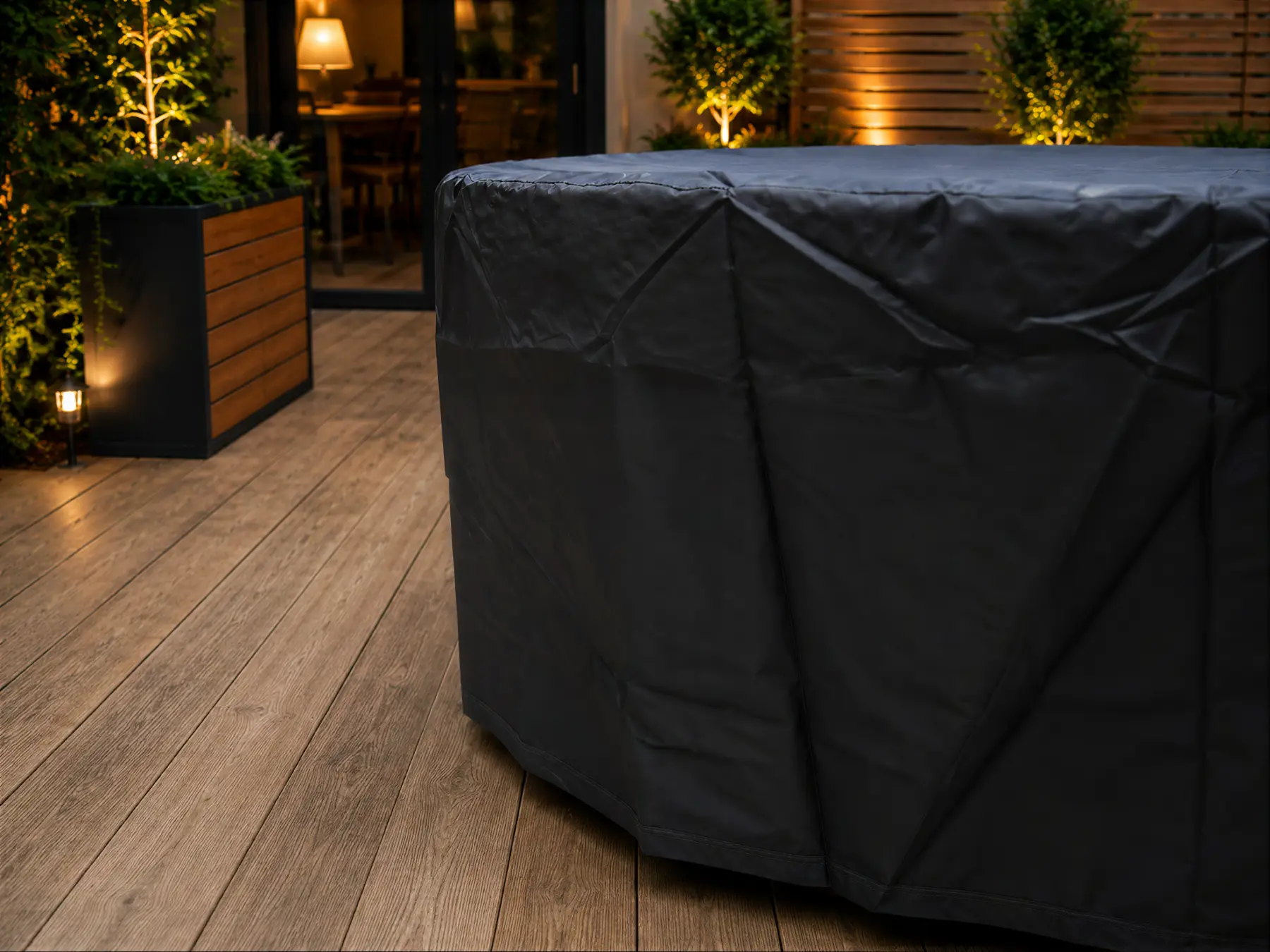 Breathable Round Table Weather Cover - Small 135cm