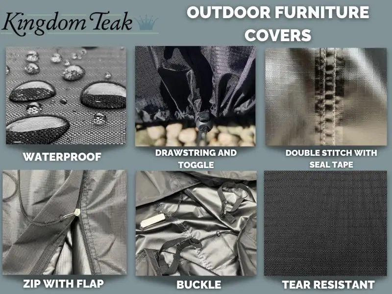 Breathable Round Table Weather Cover - Small 135cm