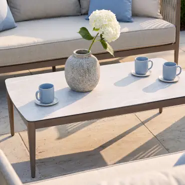 Havana Rope Weave Large Corner Sofa & Armchair
