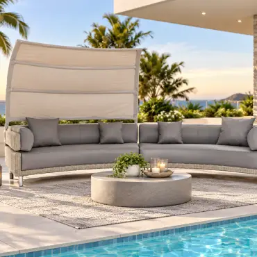 Luxor garden furniture outdoor rattan pienza modular set