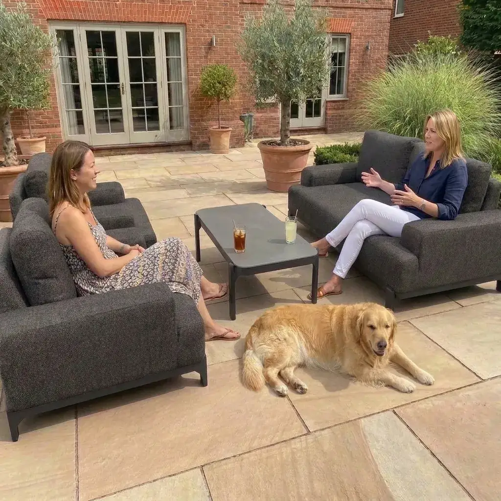 NOVA Aire 2-Seater Sofa Lounging Set - Rectangular Coffee Table