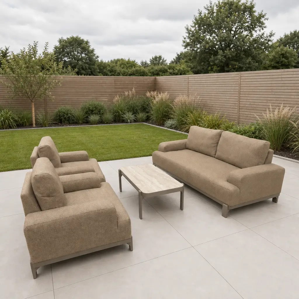 NOVA Aire 2-Seater Sofa Lounging Set - Rectangular Coffee Table