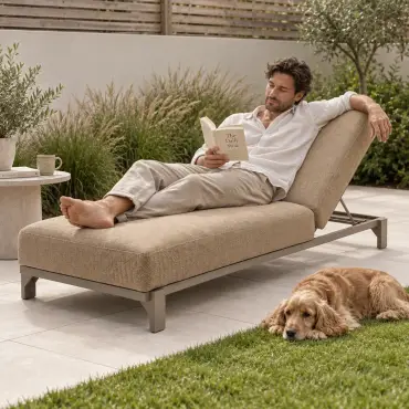 NOVA Aire Fabric Sun Lounger