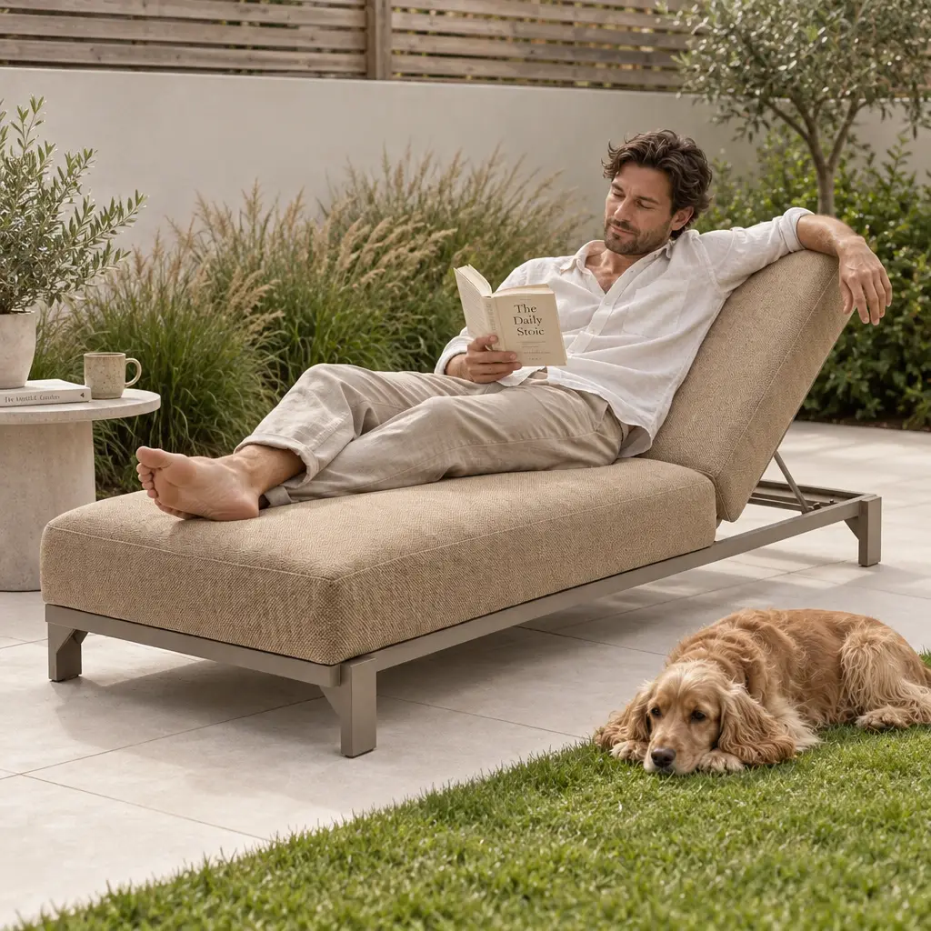 NOVA Aire Fabric Sun Lounger