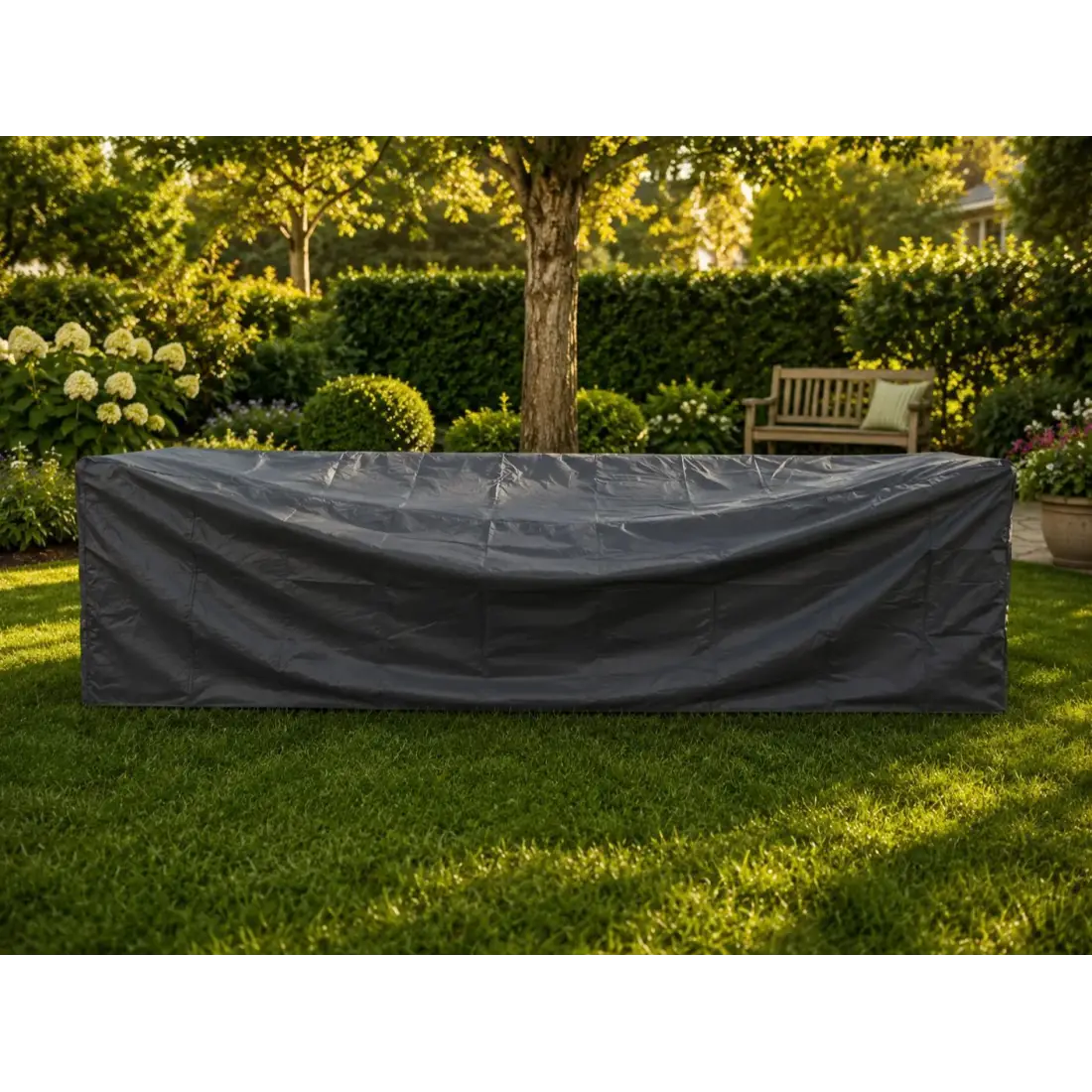Outdoor Rattan  cover  4 seater sofa