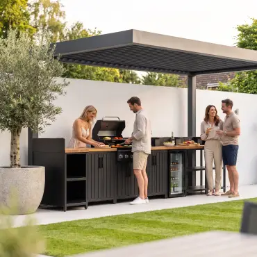 NOVA Parrilla 7 Piece Modular Outdoor Kitchen - 4 Burner