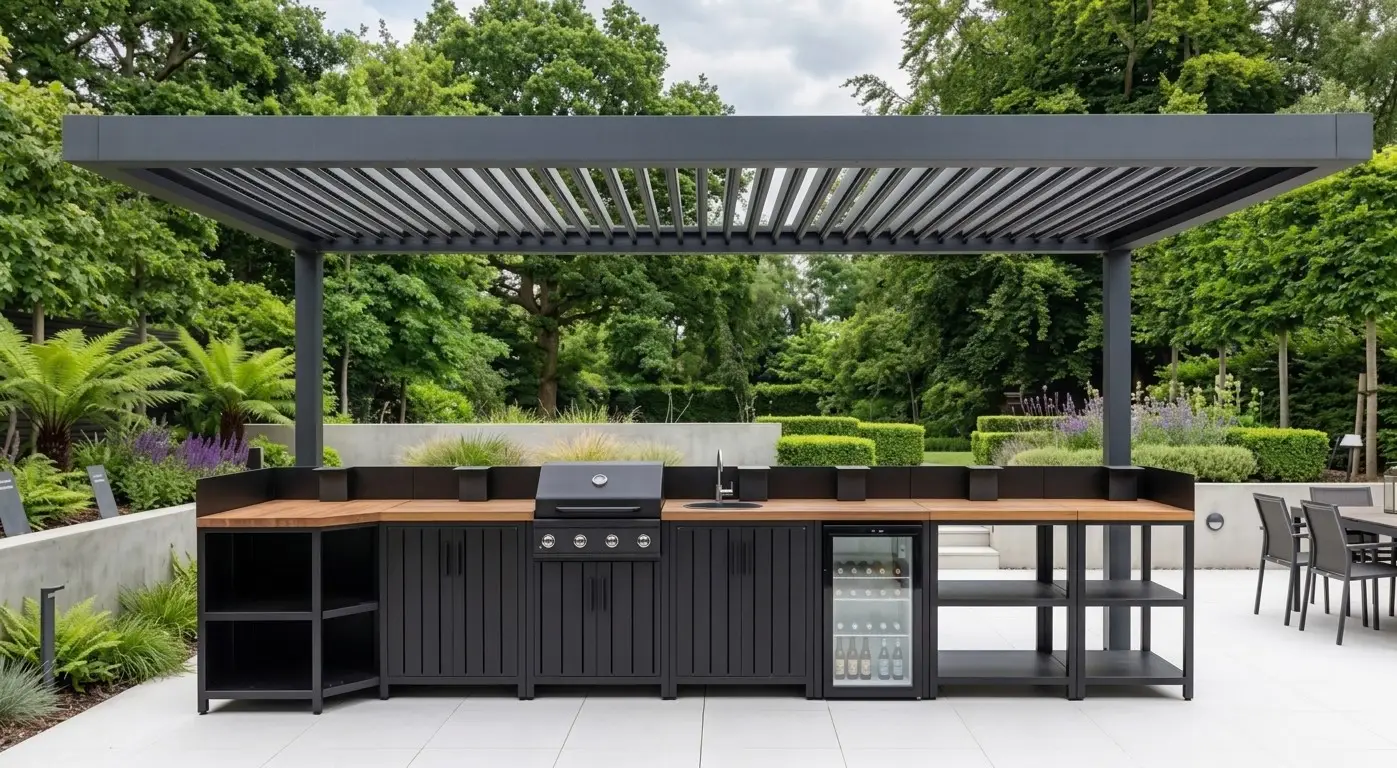 NOVA Parrilla 5 Piece Modular Outdoor Kitchen - 4 Burner
