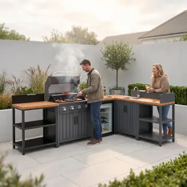 NOVA Parrilla Single Fridge Unit Modular Outdoor Kitchen