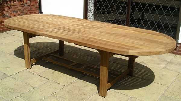 Chunky 240cm to 300cm ext table Certified