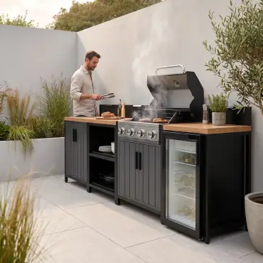 NOVA Parrilla Single Fridge Unit Modular Outdoor Kitchen