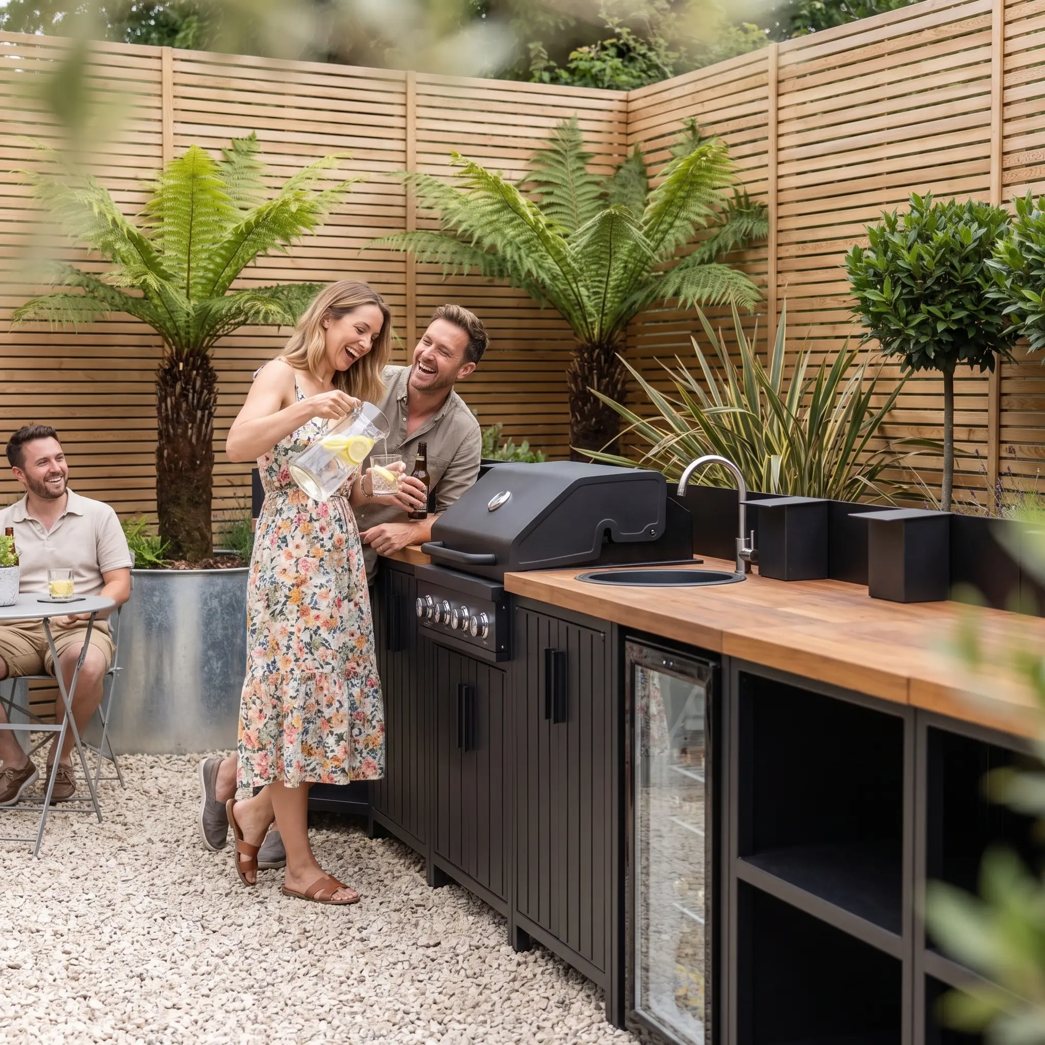 NOVA Parrilla Double Cupboard Unit Modular Outdoor Kitchen