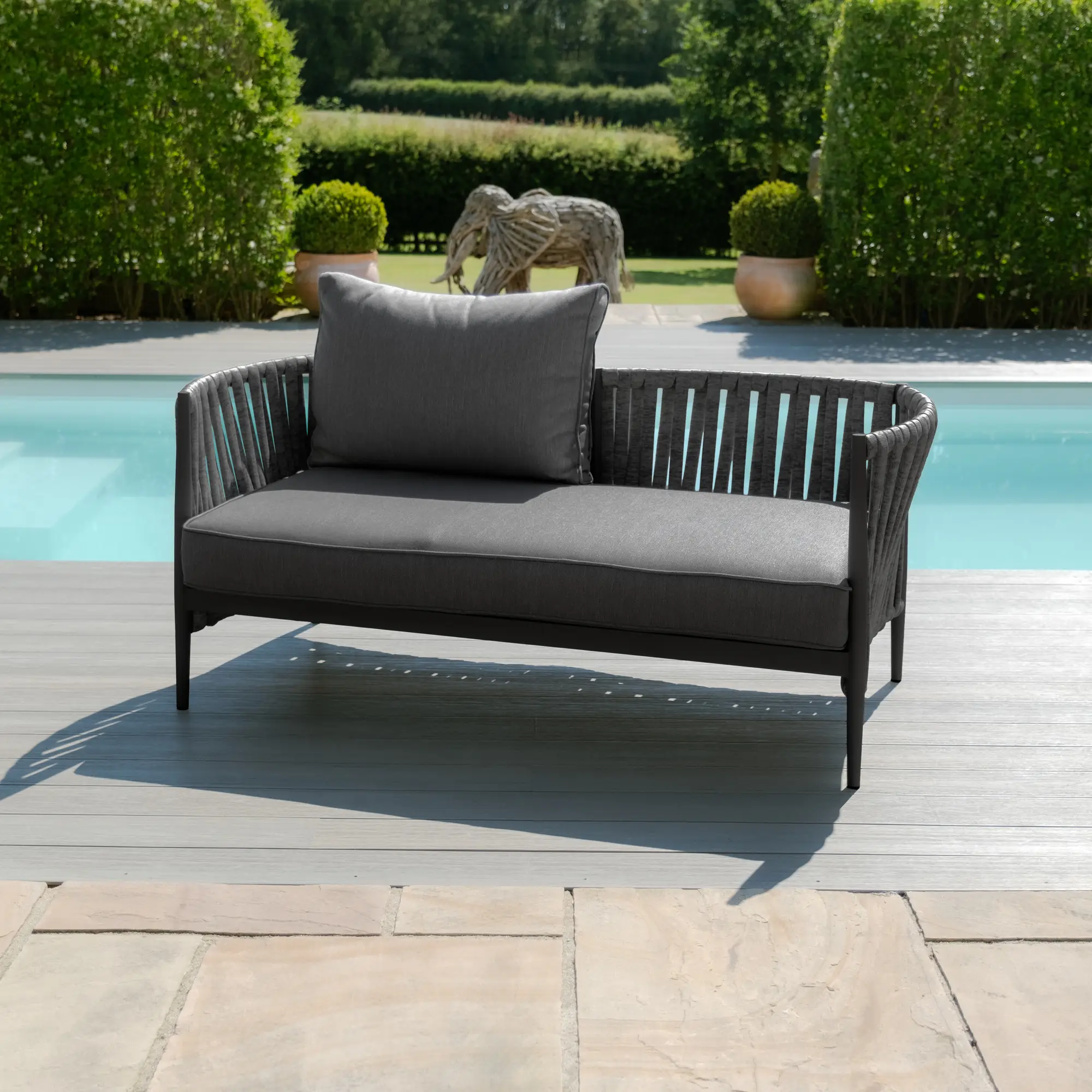 Milan Rope Weave 2 Seat Sofa Set
