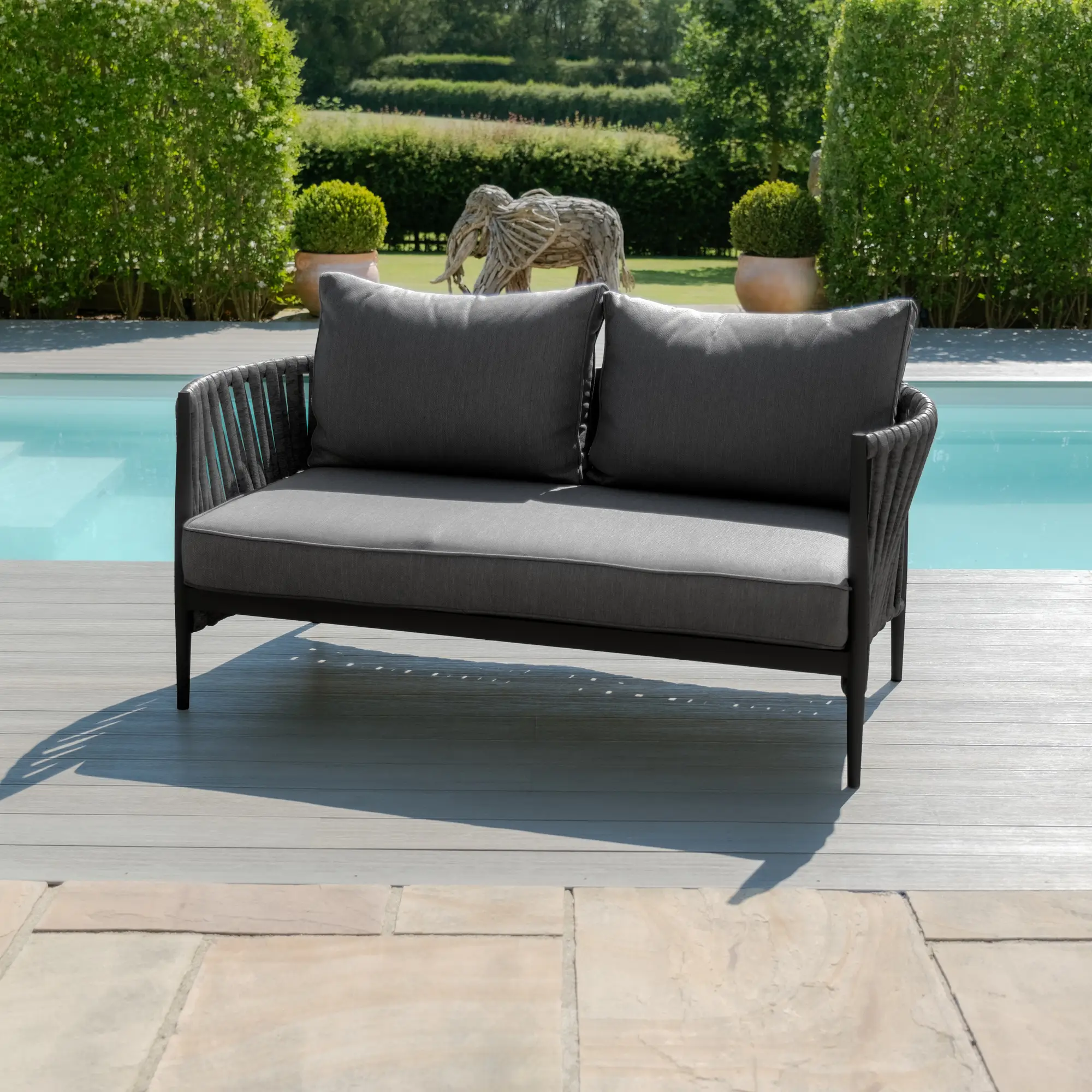 Milan Rope Weave 2 Seat Sofa Set