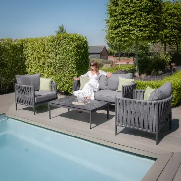 Milan Rope Weave 2 Seat Sofa Set