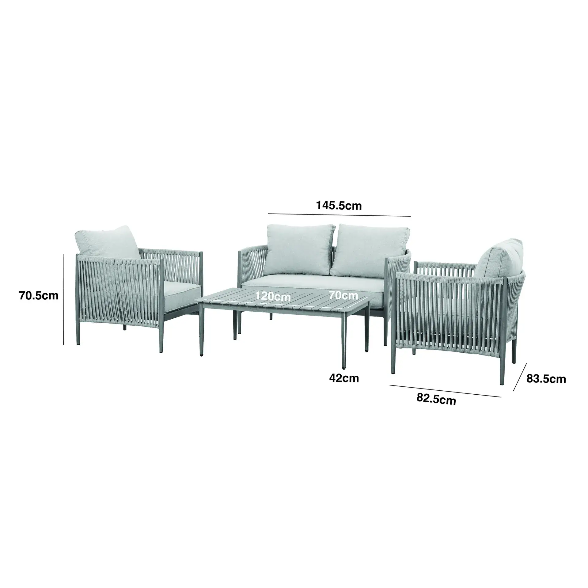 Havana 2 Seat Sofa Set