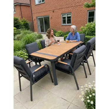 NOVA Harvey 6 Seat Dining Set - 1.6*0.9m Rectangular Table