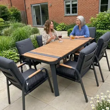 NOVA Harvey 6 Seat Dining Set - 1.6*0.9m Rectangular Table