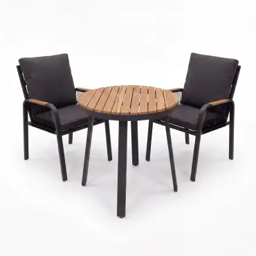 NOVA Harvey 2 Seat Bistro Set - 0.6m Round Table