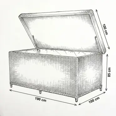 NOVA Avery Grande Cushion Storage Box