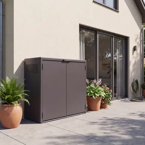 NOVA Fortis Bin Storage Cupboard - Double NOVA Fortis Bin Storage Cupboard - Double