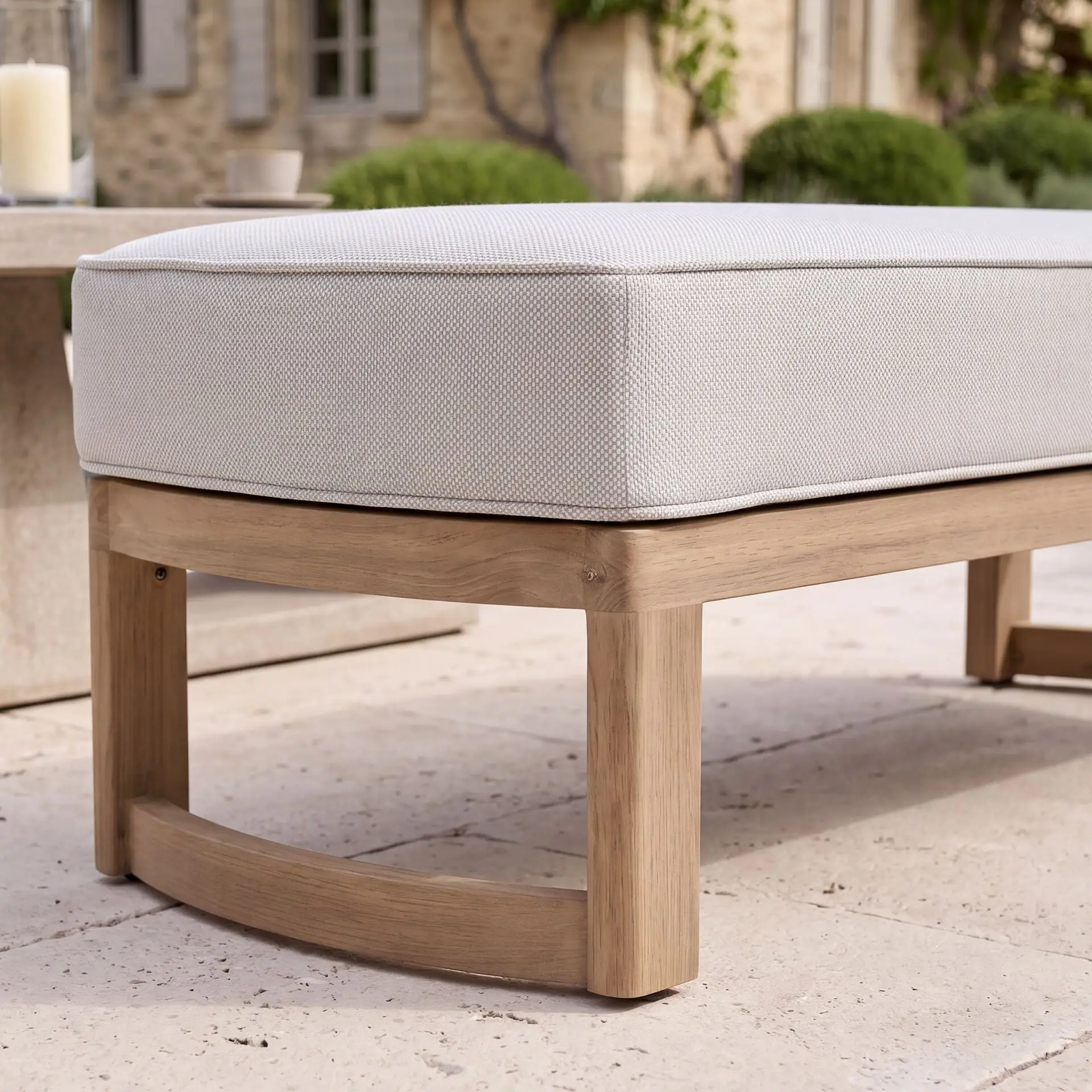 Malibu 3 Seat Aluminium Sofa Set - Rising Table & Bench