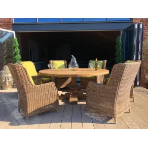 Valencia 6 Chair Teak Set