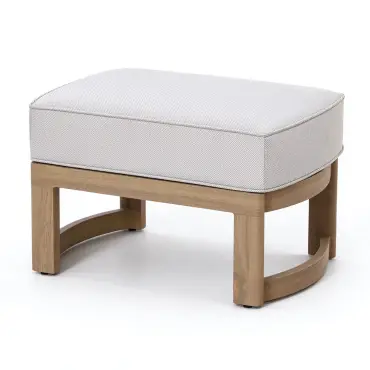 Malibu Square Aluminium Corner Dining Set - Rising Table & Footstools