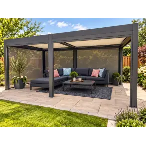 Eclipse 6 X 3m LED Motorised Pergola | Free Standing