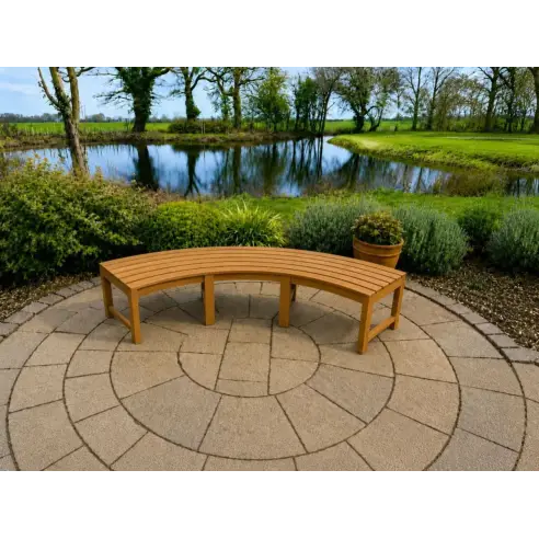 Curved Backless Bench - Certified Curved Backless Bench - Certified