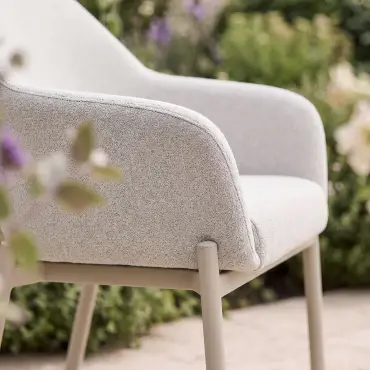 Bellagio Fabric Pair of Dining Chairs