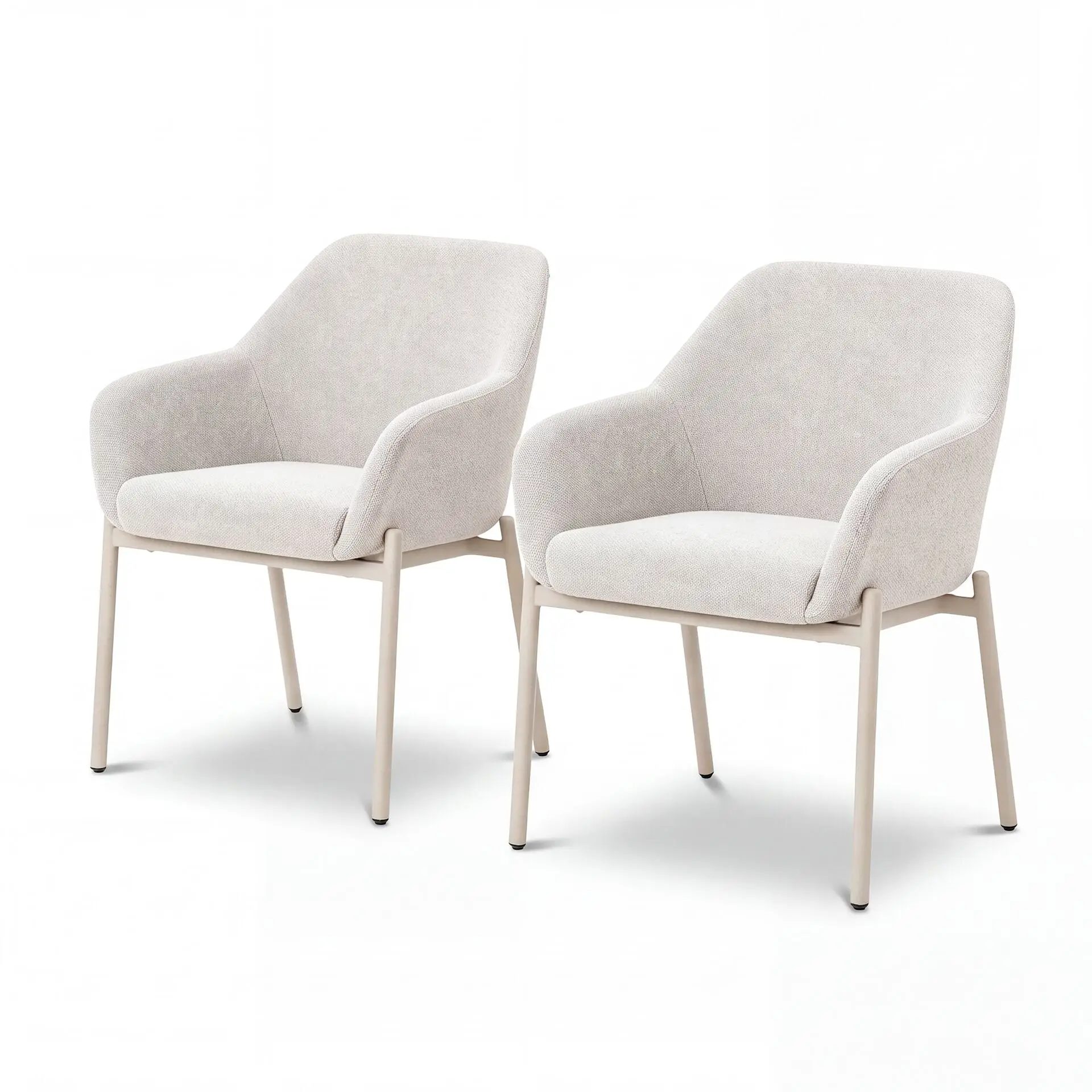 Bellagio Fabric Pair of Dining Chairs