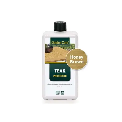Golden Care - Teak Protector Honey Brown (1 Litre) Golden Care - Teak Protector Honey Brown (1 Litre)
