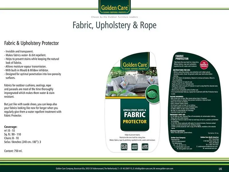 Golden Care 3-in-1 Fabric Maintenance Care-Kit
