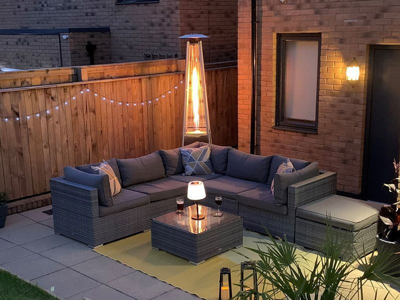 Athena Stainless Steel Flame Gas Patio Heater x 4