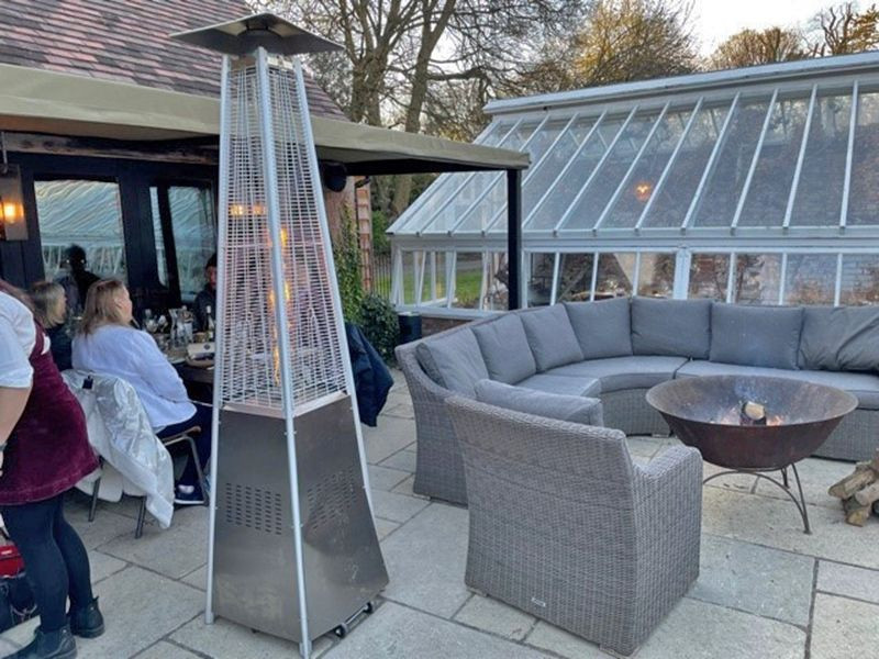 Athena Stainless Steel Flame Gas Patio Heater x 4
