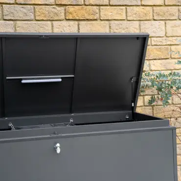 Tyson Aluminium Storage Box in Graphite Grey