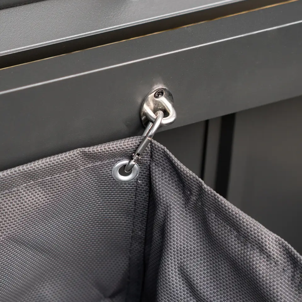 Tyson Aluminium Storage Box in Graphite Grey