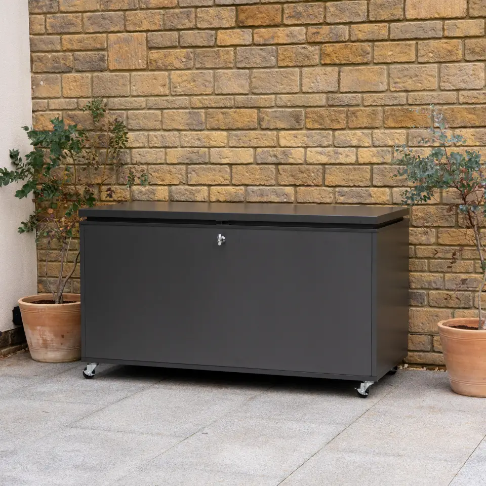 Tyson Aluminium Storage Box in Graphite Grey