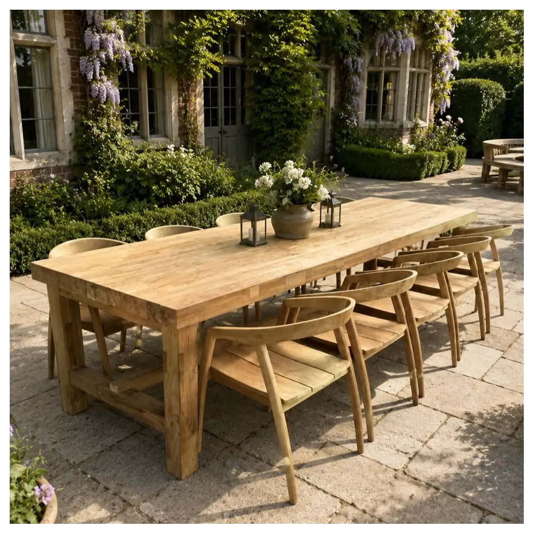 Himalayan 10 Chair Dining Set