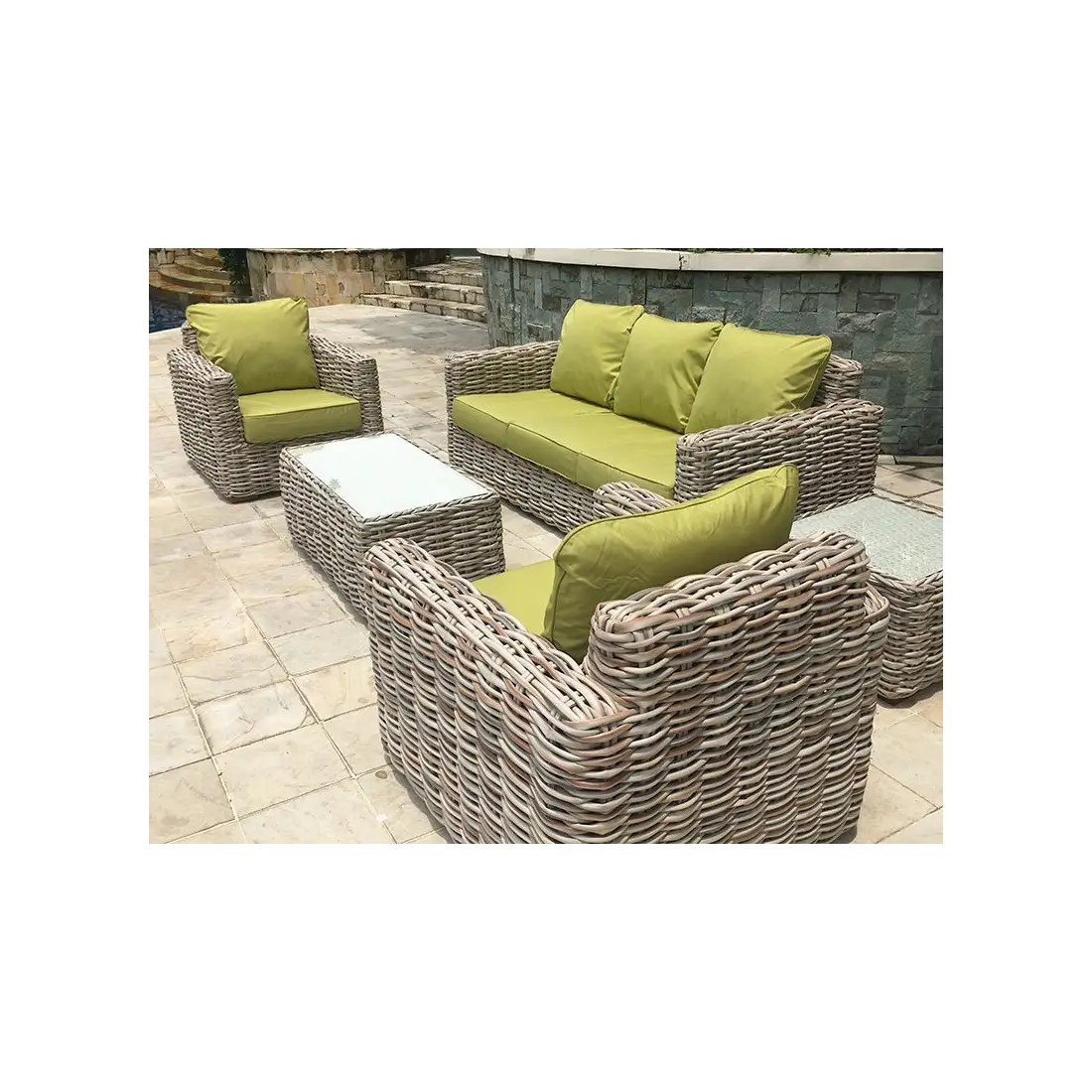 Fiji 3 Seater Outdoor Sofa Suite - Garden Furniture Spain