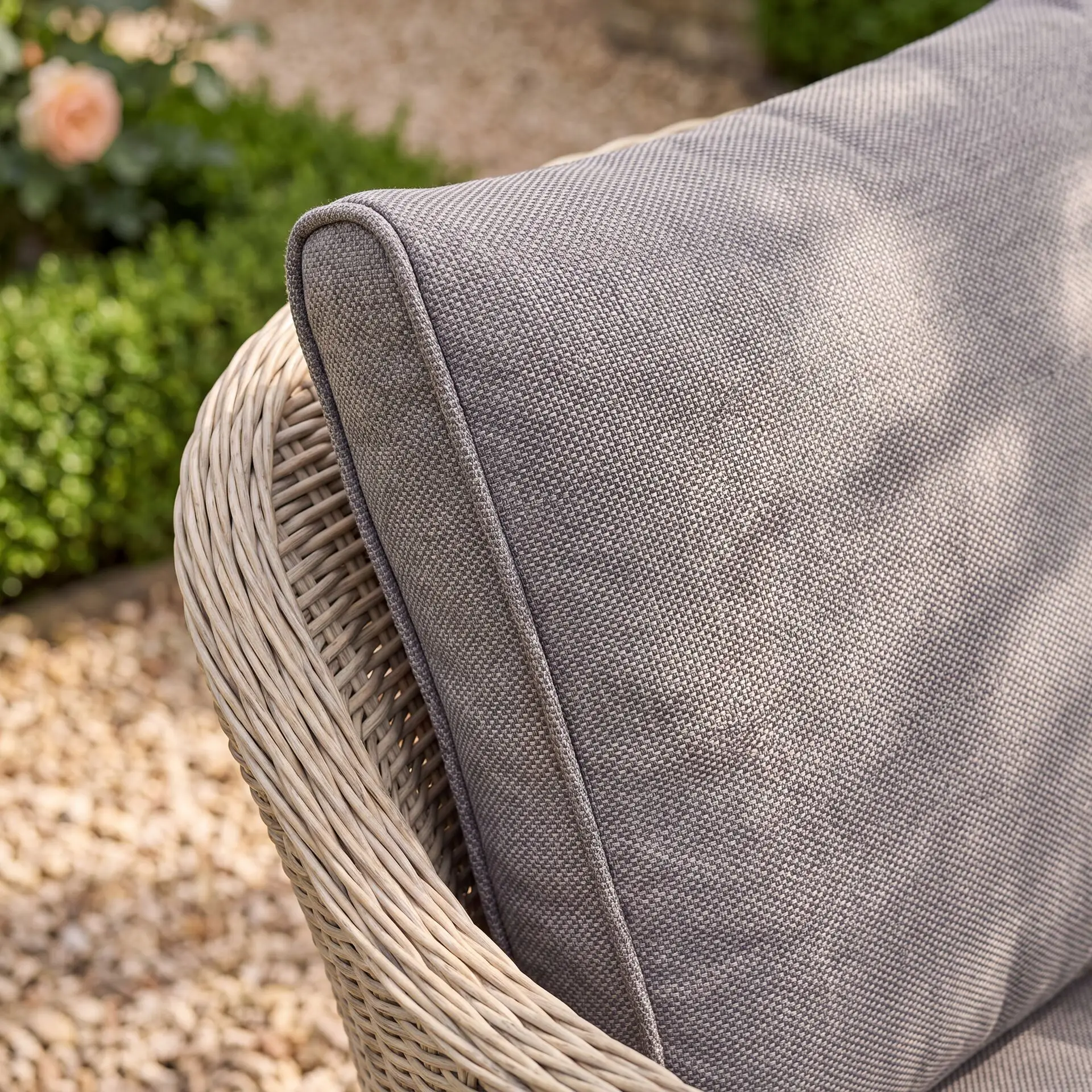 Turin 3 Seat Rattan Sofa Set - Rectangular Coffee Table