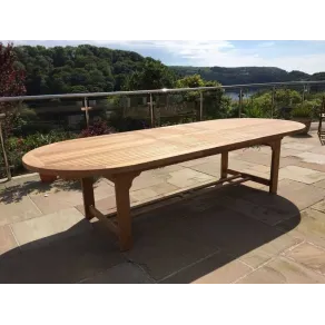 Chunky 240cm to 300cm ext table Certified