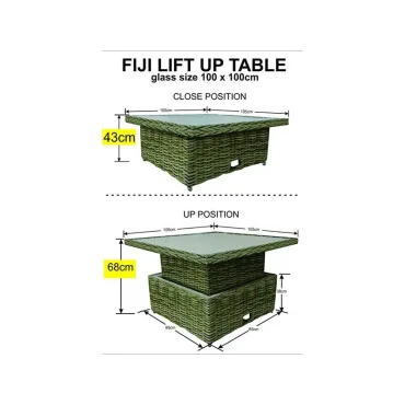 Montana Extending Coffee Table Square Exdisplay