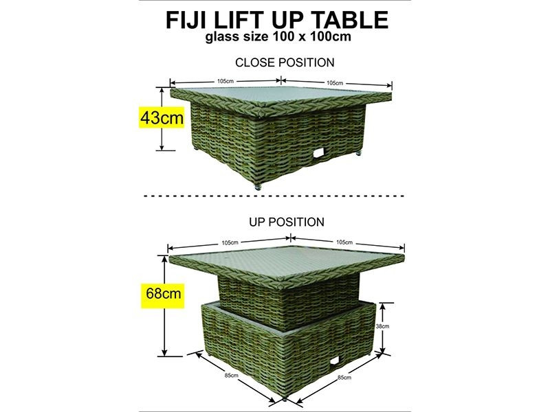 Montana Extending Coffee Table Square Exdisplay