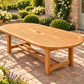 Chunky 180cm-250cm Extending Table | Garden Furniture Spain