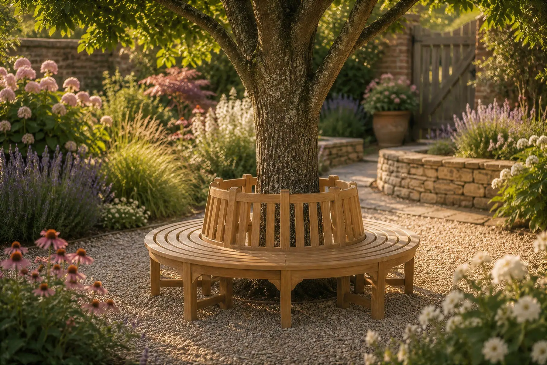 Small Circular Tree Bench