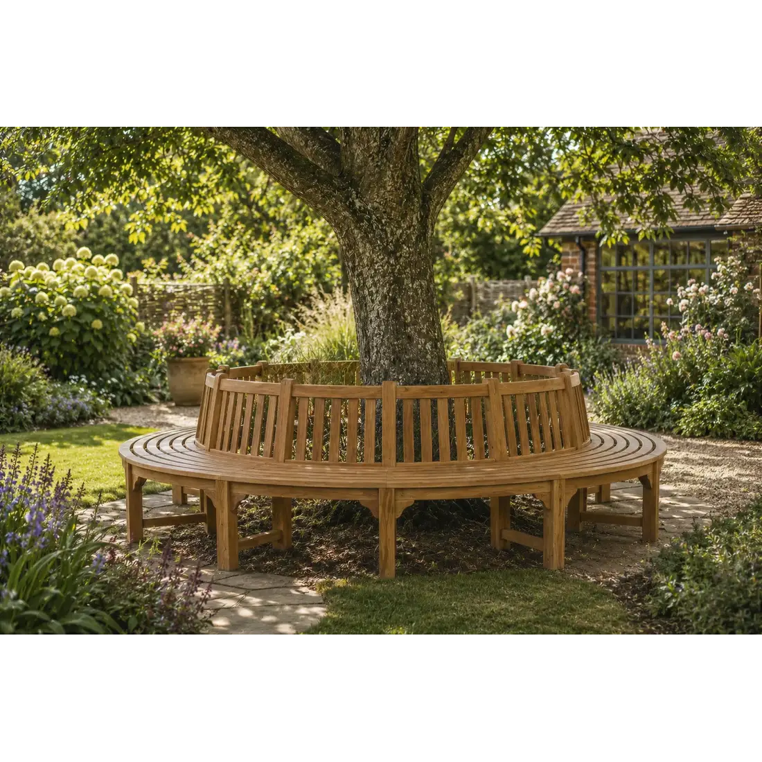 Large Circular Tree Bench Large Circular Tree Bench