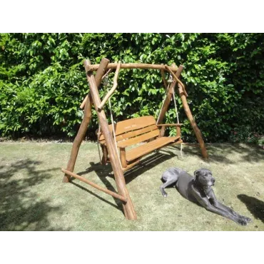 Oak Garden Benches Oak Garden Swing Seat 3