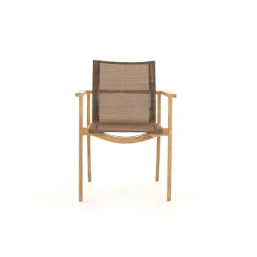 TNT 8 Chair With Malvern 2.1M Dia Table Set  - 14