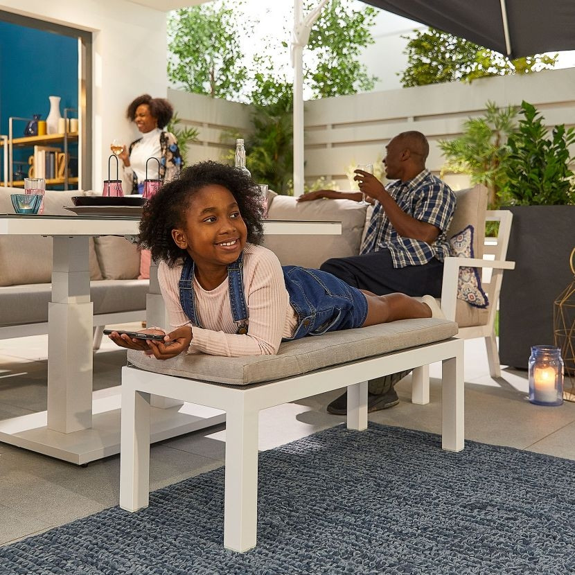 Vogue 3 Seater Sofa Set with Rising Table & Bench